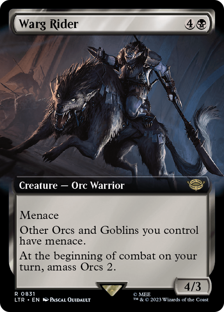 Warg Rider (Extended Art) [The Lord of the Rings: Tales of Middle-Earth] | Mindsight Gaming