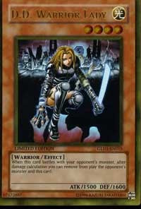 D.D. Warrior Lady [GLD1-EN015] Gold Rare | Mindsight Gaming