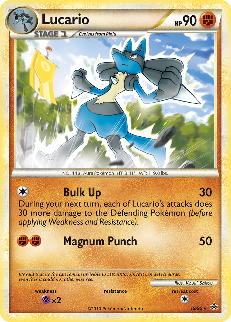 Lucario (19/95) [HeartGold & SoulSilver: Unleashed] | Mindsight Gaming