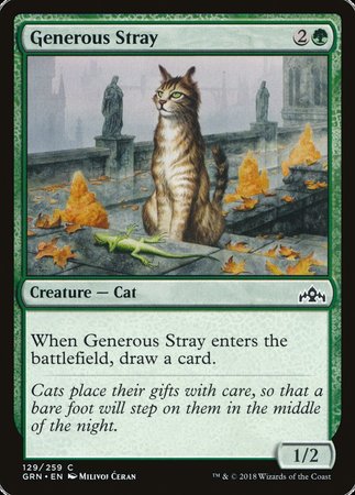 Generous Stray [Guilds of Ravnica] | Mindsight Gaming