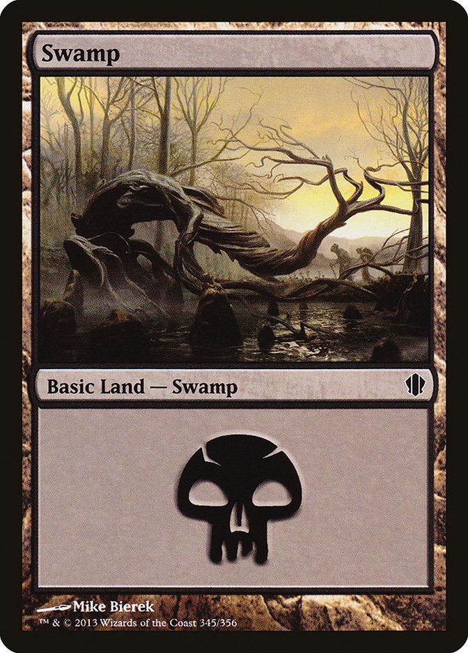 Swamp (345) [Commander 2013] | Mindsight Gaming