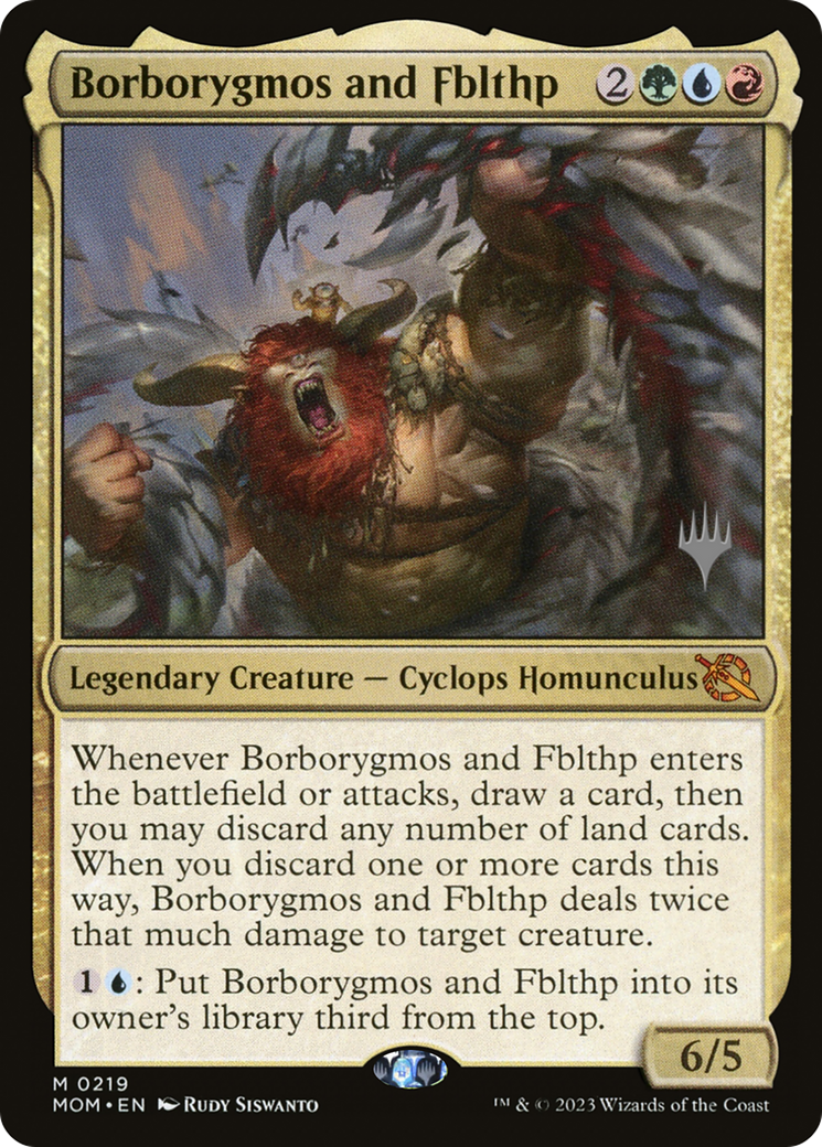 Borborygmos and Fblthp (Promo Pack) [March of the Machine Promos] | Mindsight Gaming