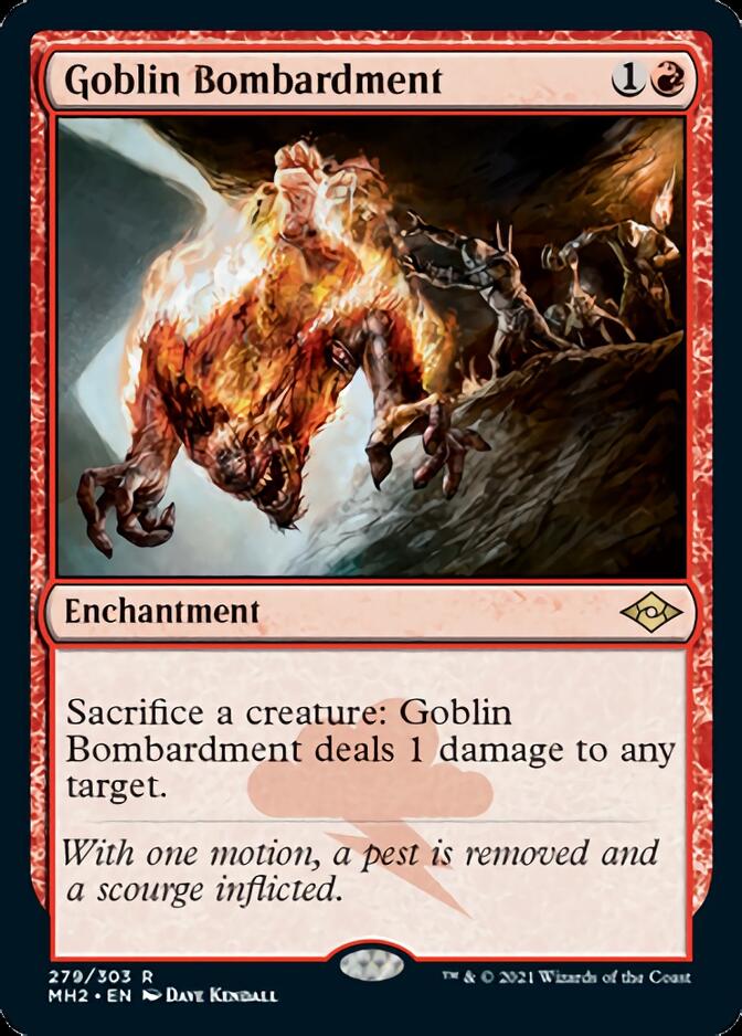 Goblin Bombardment (Foil Etched) [Modern Horizons 2] | Mindsight Gaming