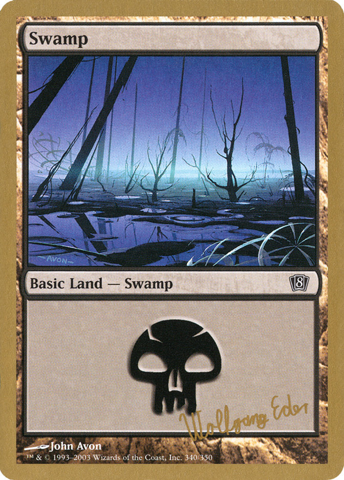 Swamp (we340) (Wolfgang Eder) [World Championship Decks 2003] | Mindsight Gaming