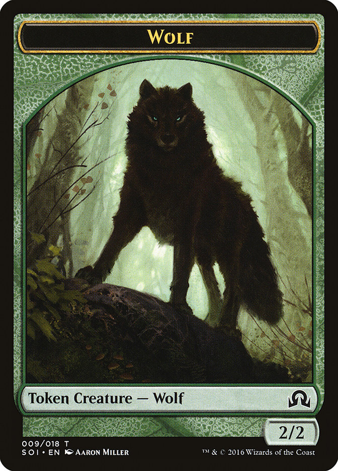Wolf [Shadows over Innistrad Tokens] | Mindsight Gaming