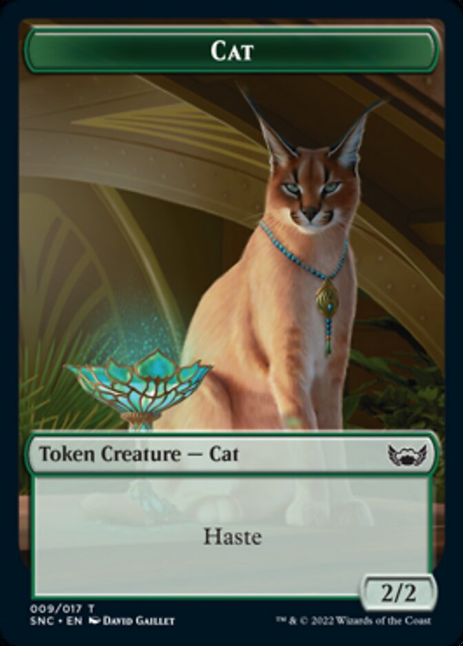 Cat // Citizen Double-sided Token [Streets of New Capenna Tokens] | Mindsight Gaming