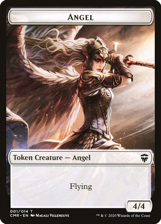 Angel // Spirit Token [Commander Legends Tokens] | Mindsight Gaming