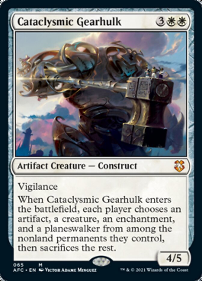 Cataclysmic Gearhulk [Dungeons & Dragons: Adventures in the Forgotten Realms Commander] | Mindsight Gaming