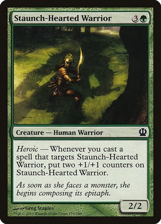 Staunch-Hearted Warrior [Theros] | Mindsight Gaming