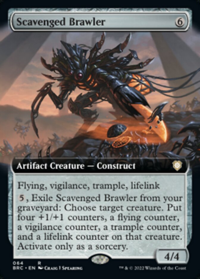 Scavenged Brawler (Extended Art) [The Brothers' War Commander] | Mindsight Gaming