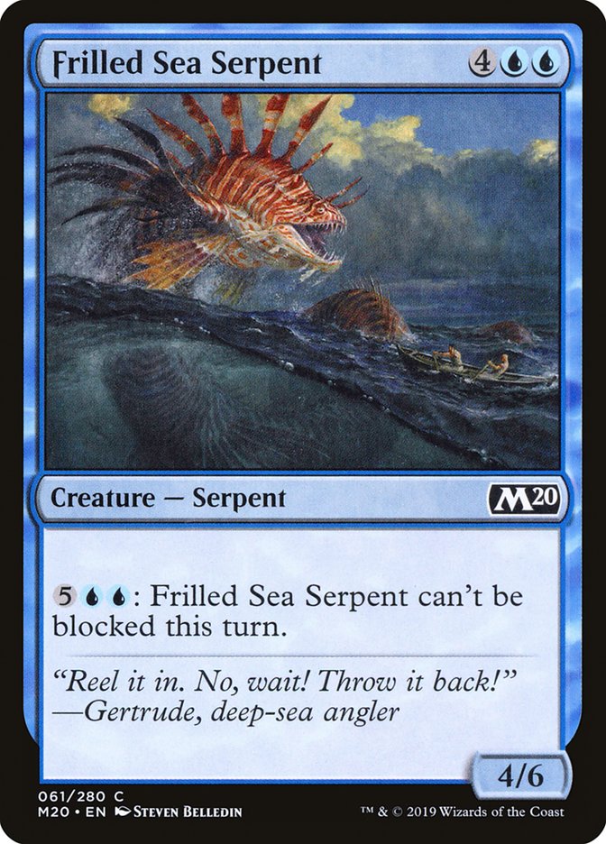 Frilled Sea Serpent [Core Set 2020] | Mindsight Gaming