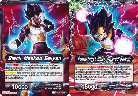 Black Masked Saiyan // Powerthirst Black Masked Saiyan (BT5-105) [Miraculous Revival] | Mindsight Gaming