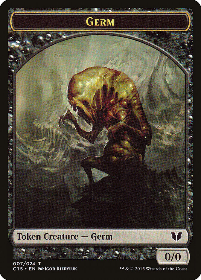 Germ // Zombie Double-Sided Token [Commander 2015 Tokens] | Mindsight Gaming