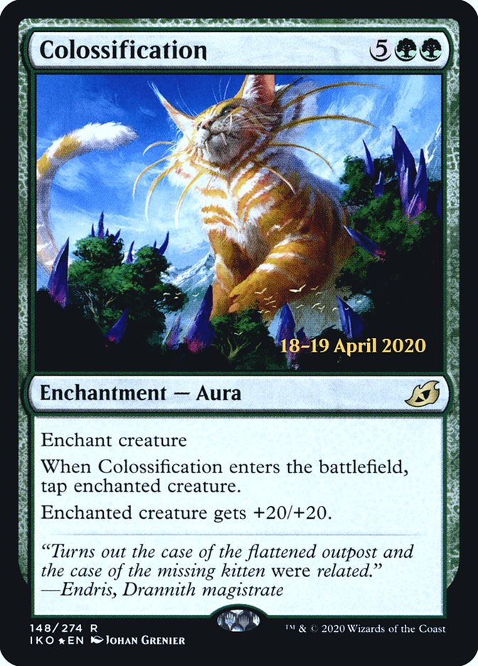Colossification  [Ikoria: Lair of Behemoths Prerelease Promos] | Mindsight Gaming