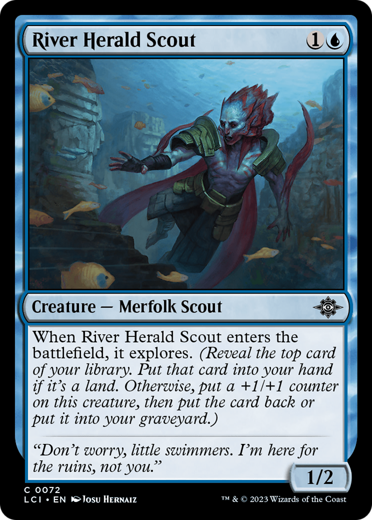 River Herald Scout [The Lost Caverns of Ixalan] | Mindsight Gaming