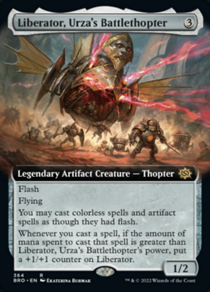 Liberator, Urza's Battlethopter (Extended Art) [The Brothers' War] | Mindsight Gaming