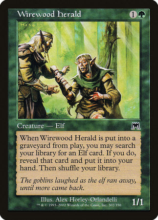 Wirewood Herald [Onslaught] | Mindsight Gaming