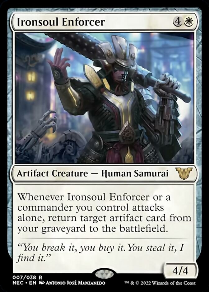 Ironsoul Enforcer [Kamigawa: Neon Dynasty Commander] | Mindsight Gaming