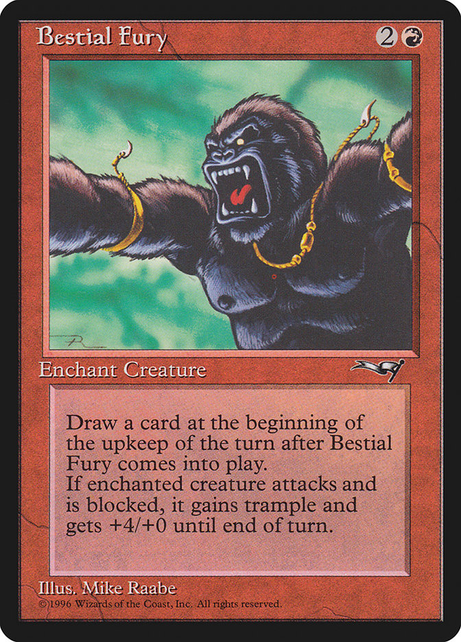 Bestial Fury (Looking Left) [Alliances] | Mindsight Gaming