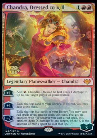Chandra, Dressed to Kill [Innistrad: Crimson Vow Prerelease Promos] | Mindsight Gaming
