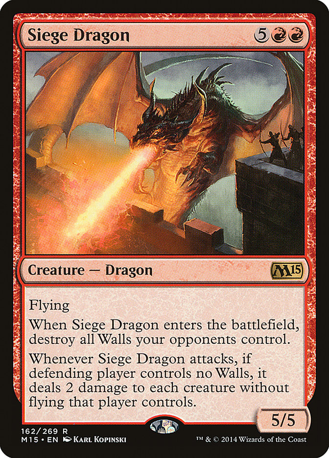 Siege Dragon [Magic 2015] | Mindsight Gaming