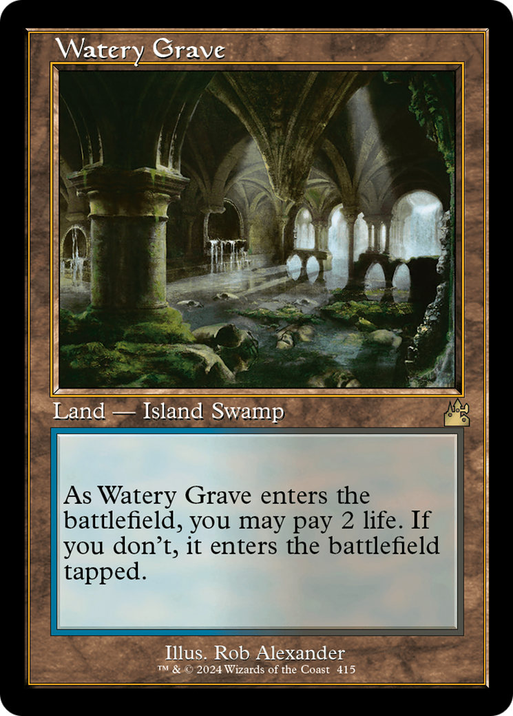 Watery Grave (Retro) [Ravnica Remastered] | Mindsight Gaming