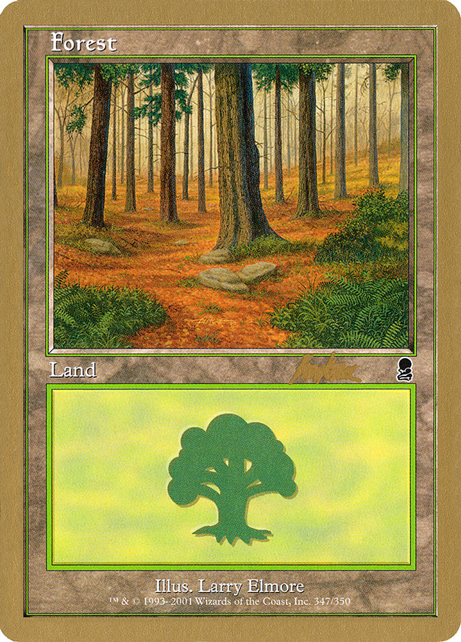 Forest (bk347) (Brian Kibler) [World Championship Decks 2002] | Mindsight Gaming