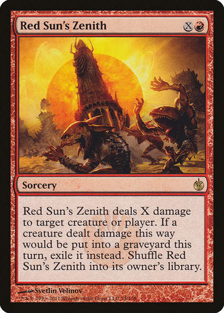 Red Sun's Zenith [Mirrodin Besieged] | Mindsight Gaming