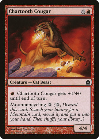 Chartooth Cougar [Commander 2011] | Mindsight Gaming