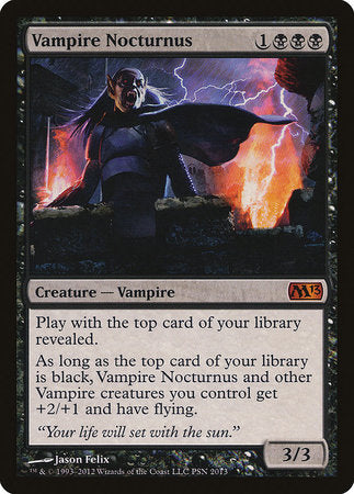 Vampire Nocturnus [Duels of the Planeswalkers Promos 2012] | Mindsight Gaming