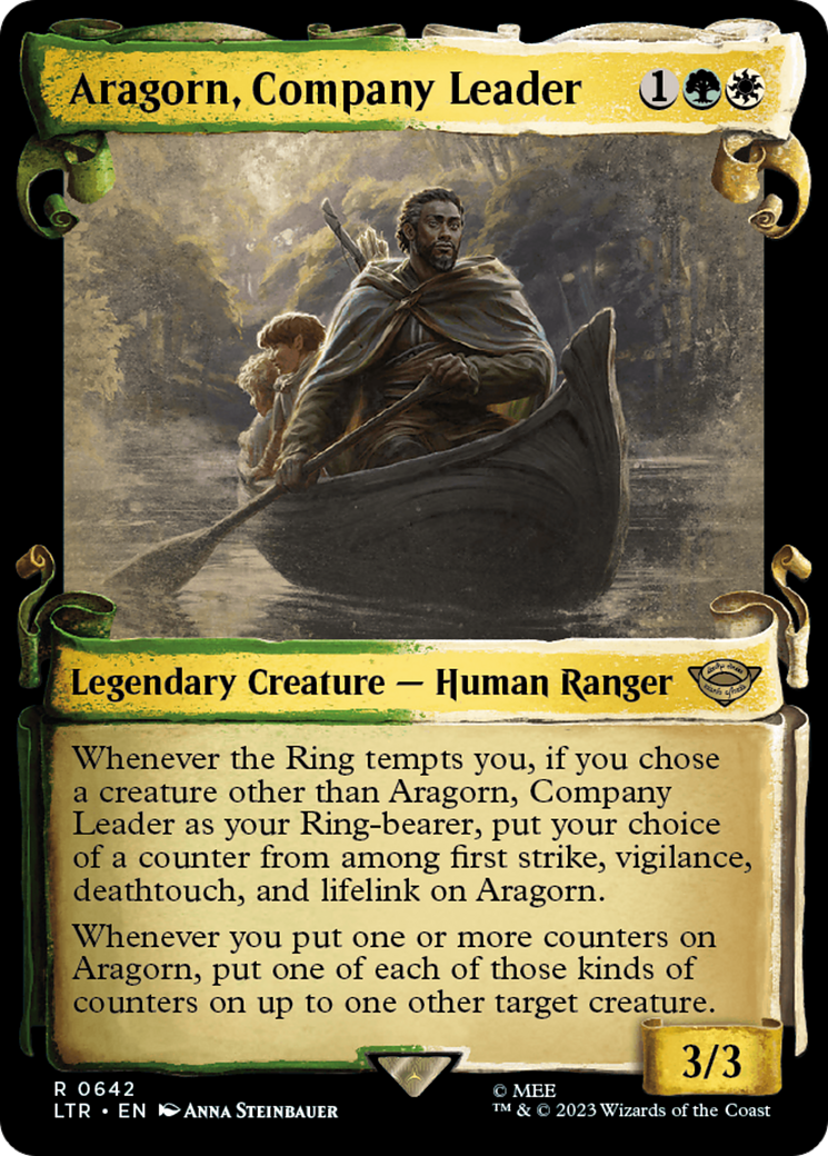 Aragorn, Company Leader [The Lord of the Rings: Tales of Middle-Earth Showcase Scrolls] | Mindsight Gaming