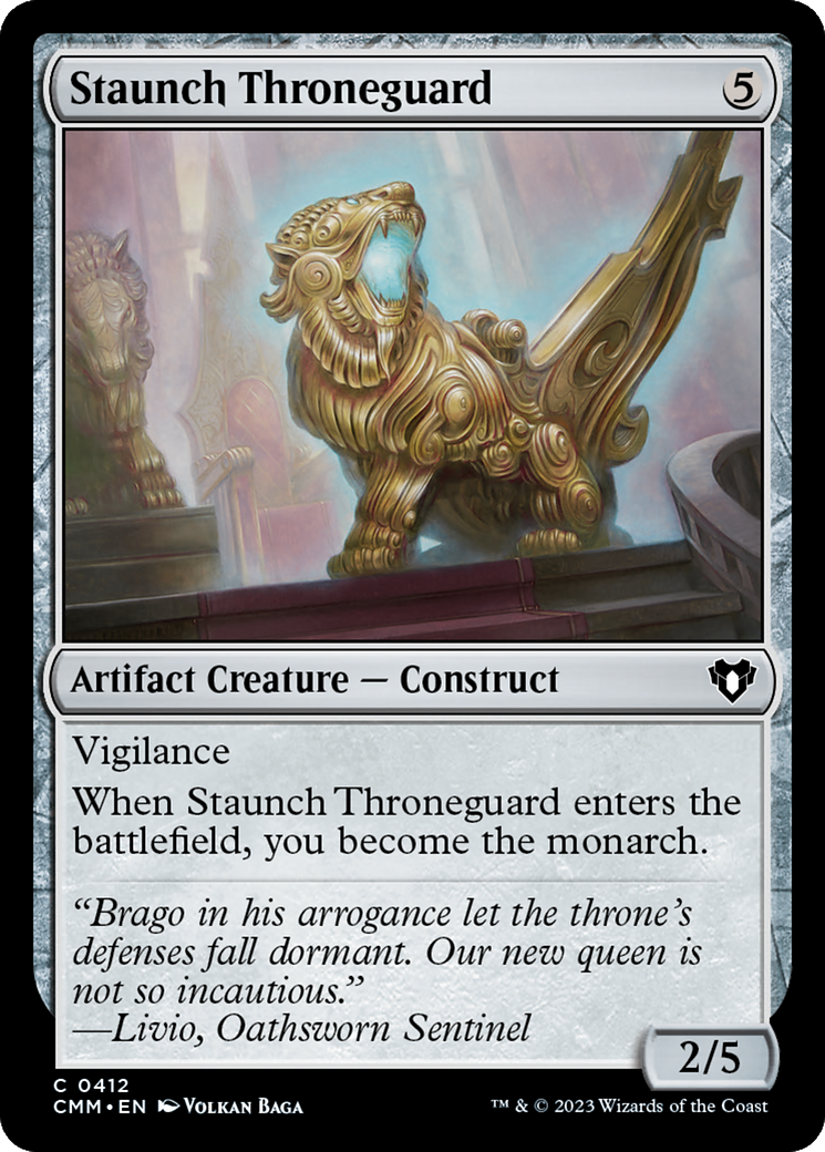Staunch Throneguard [Commander Masters] | Mindsight Gaming