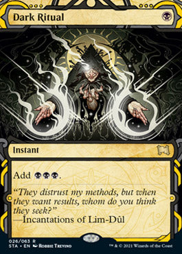 Dark Ritual  (Etched Foil) [Strixhaven Mystical Archive] | Mindsight Gaming