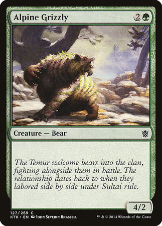 Alpine Grizzly [Khans of Tarkir] | Mindsight Gaming