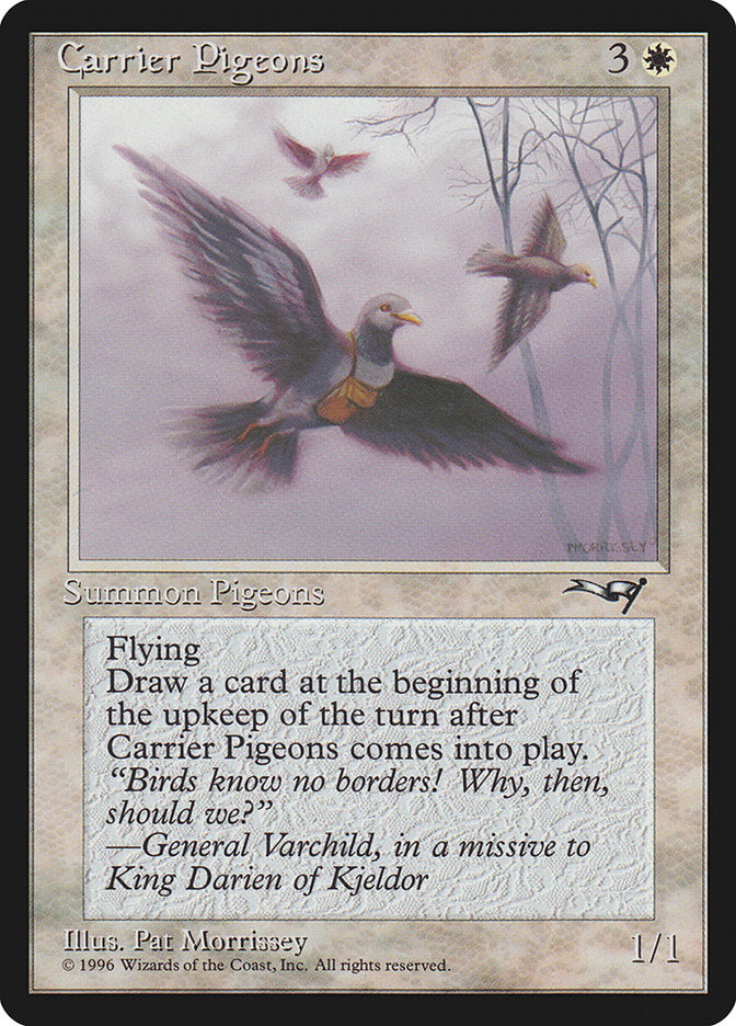 Carrier Pigeons (Flying Art) [Alliances] | Mindsight Gaming