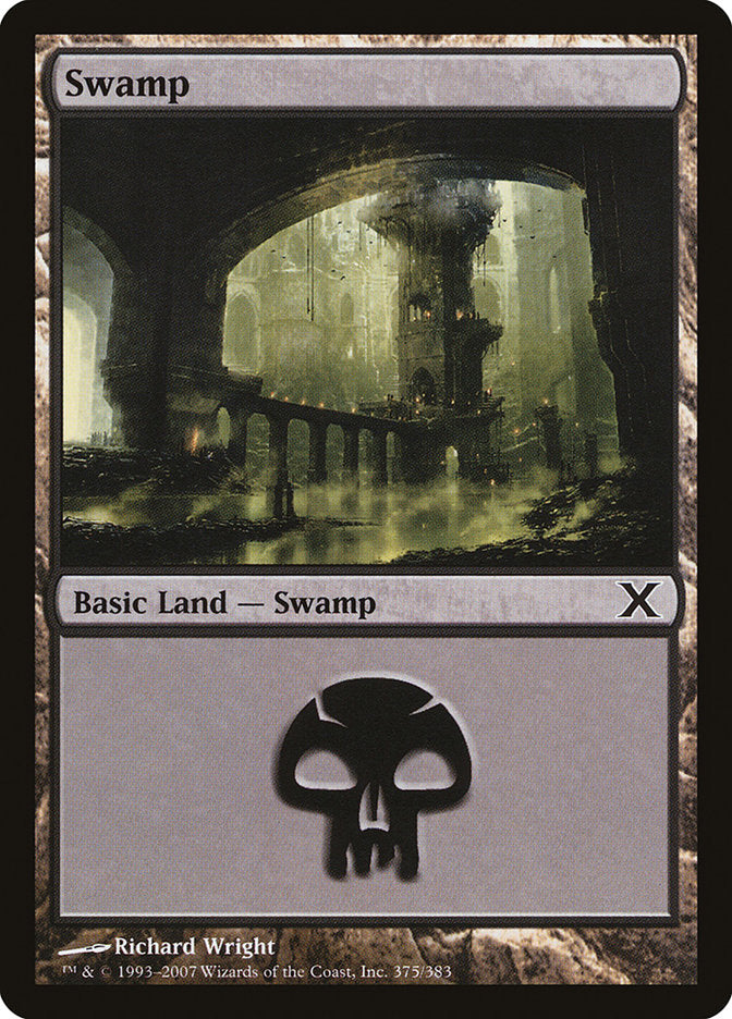 Swamp (375) [Tenth Edition] | Mindsight Gaming