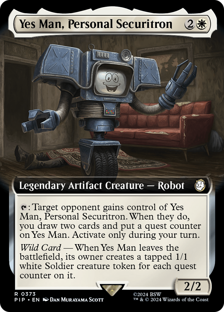 Yes Man, Personal Securitron (Extended Art) [Fallout] | Mindsight Gaming