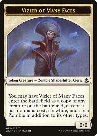 Vizier of Many Faces Token [Amonkhet Tokens] | Mindsight Gaming