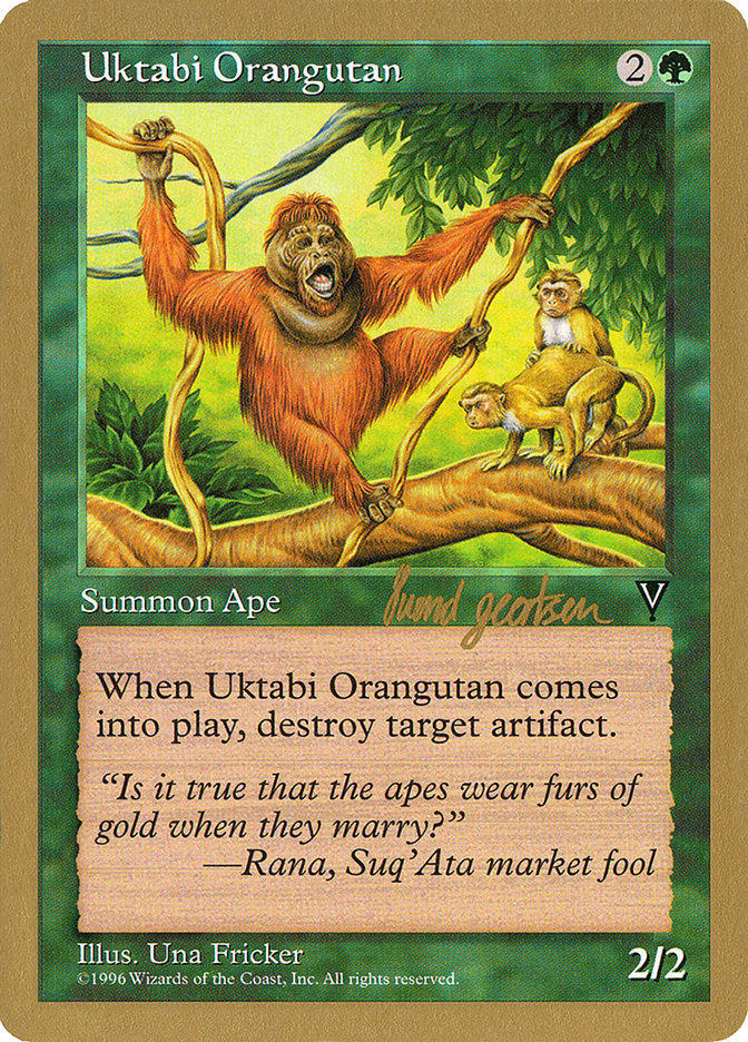 Uktabi Orangutan (Svend Geertsen) (SB) [World Championship Decks 1997] | Mindsight Gaming