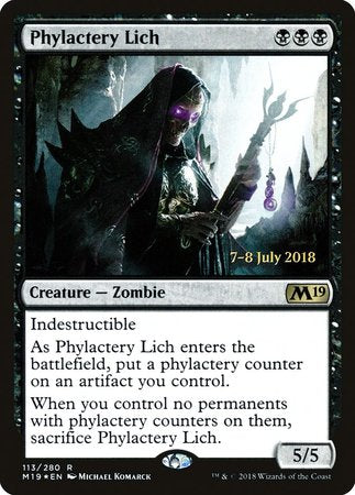 Phylactery Lich [Core Set 2019 Promos] | Mindsight Gaming