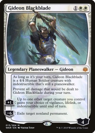 Gideon Blackblade [War of the Spark] | Mindsight Gaming