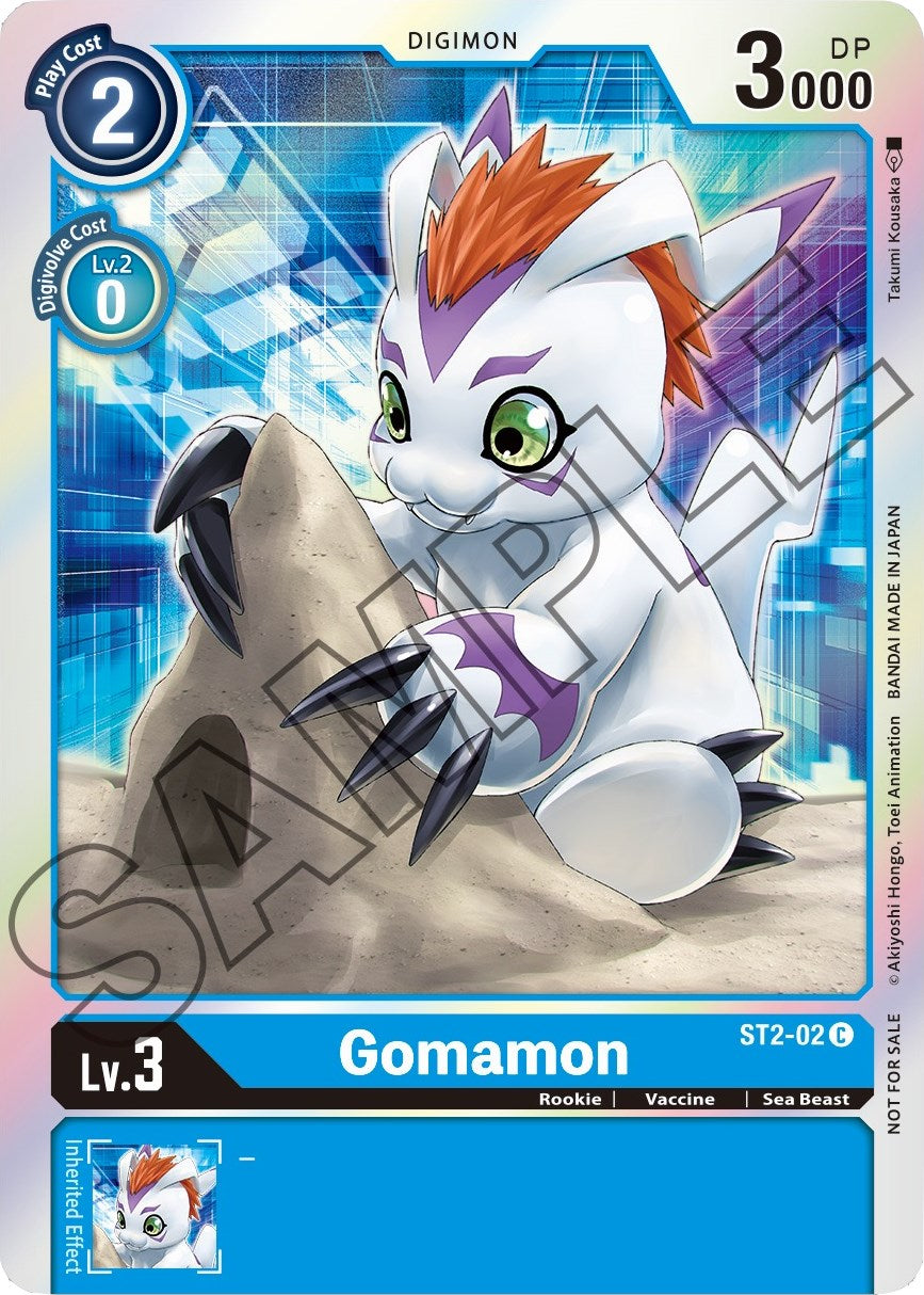 Gomamon [ST2-02] (Event Pack 1) [Starter Deck: Cocytus Blue Promos] | Mindsight Gaming