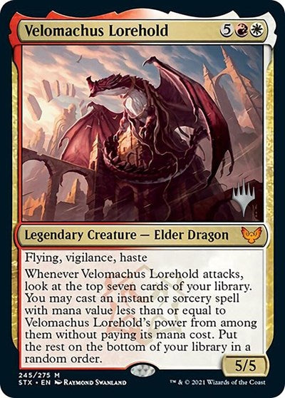 Velomachus Lorehold (Promo Pack) [Strixhaven: School of Mages Promos] | Mindsight Gaming