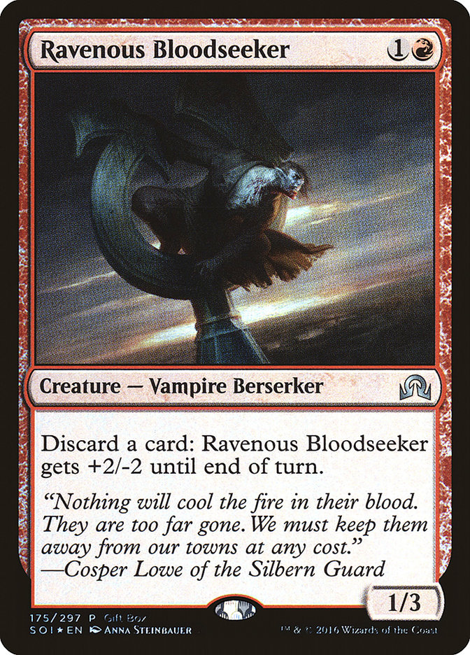 Ravenous Bloodseeker (Gift Box) [Shadows over Innistrad Promos] | Mindsight Gaming