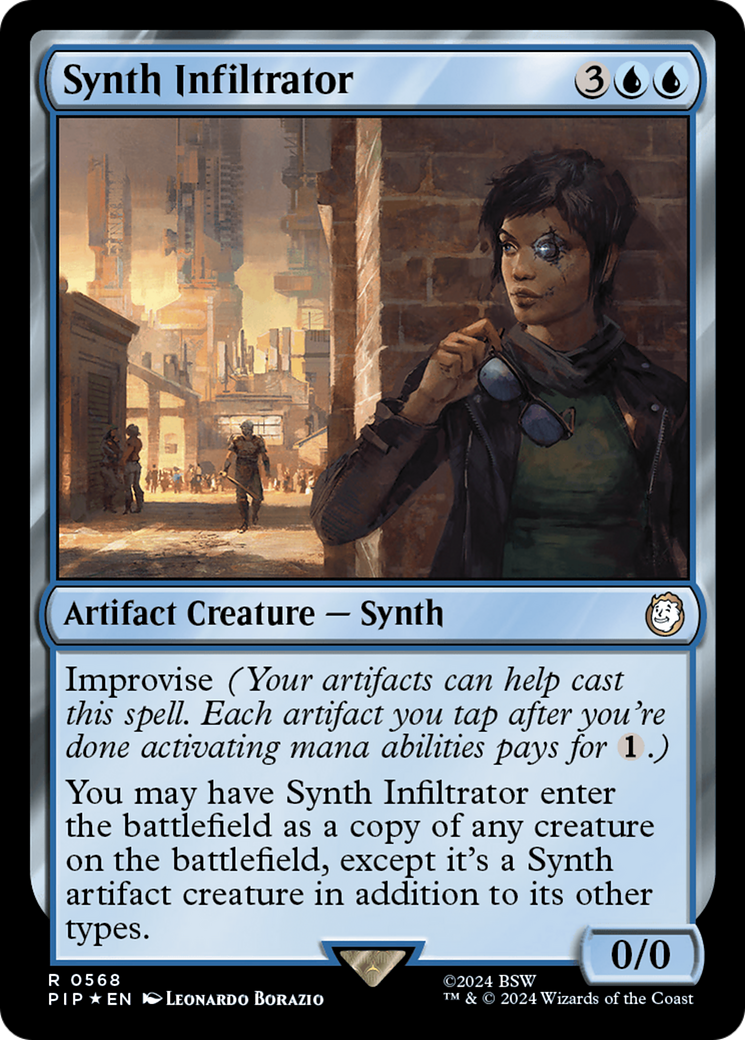 Synth Infiltrator (Surge Foil) [Fallout] | Mindsight Gaming