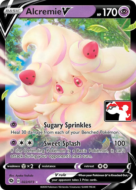 Alcremie V (22/73) [Prize Pack Series One] | Mindsight Gaming