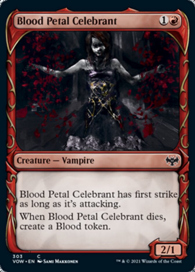 Blood Petal Celebrant (Showcase Fang Frame) [Innistrad: Crimson Vow] | Mindsight Gaming