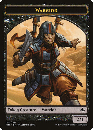 Warrior Token [Fate Reforged Tokens] | Mindsight Gaming