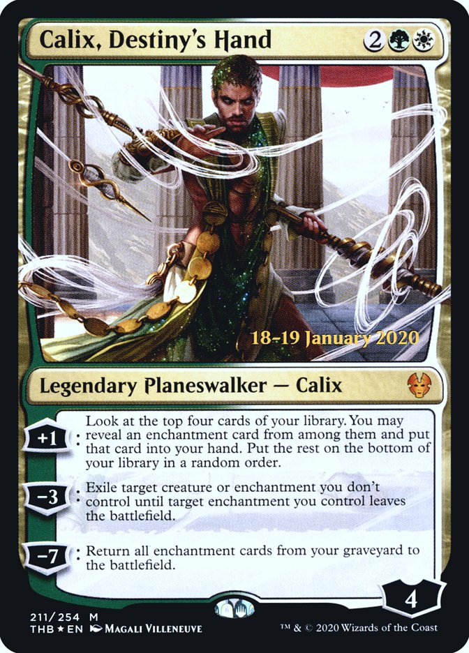 Calix, Destiny's Hand [Theros Beyond Death Prerelease Promos] | Mindsight Gaming