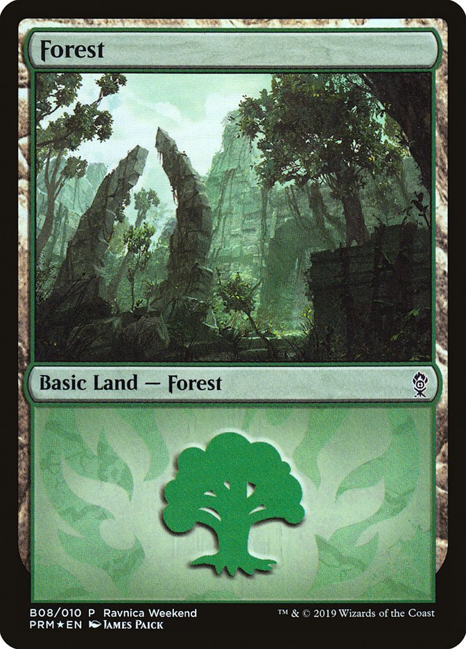 Forest (B08) [Ravnica Allegiance Guild Kit] | Mindsight Gaming